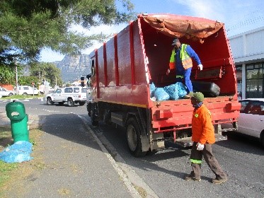 collecting litter 3