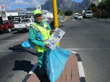 removing illegal posters 1